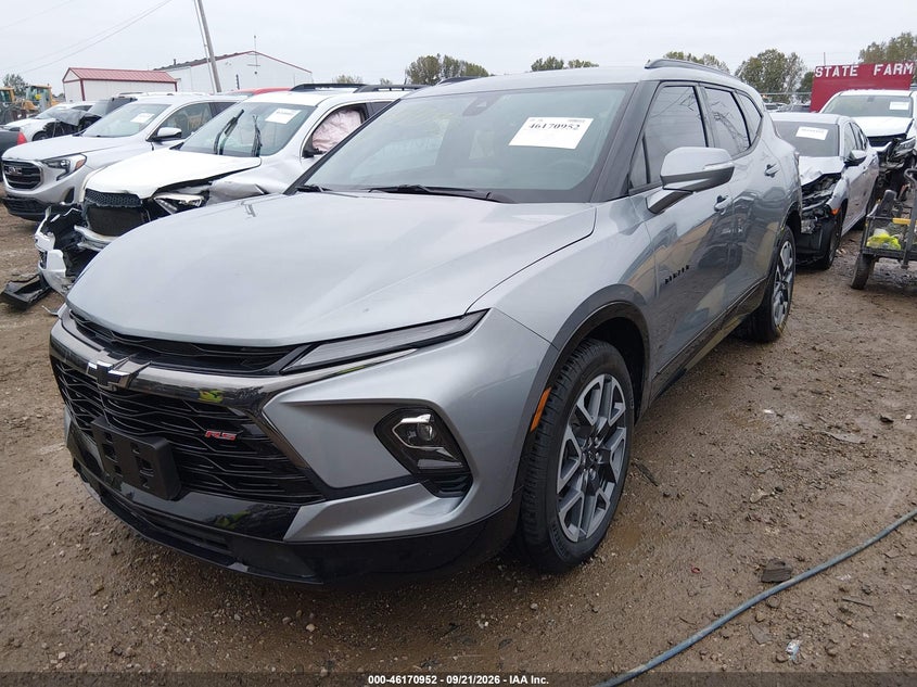 Vin: 3gnkbkrs3ss107002, lot: 46670794, chevrolet blazer awd rs 20252