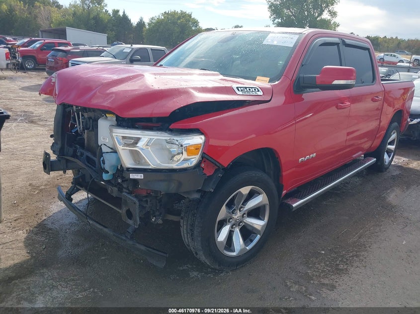 Vin: 1c6srfft2ln220029, lot: 46670818, ram 1500 big horn  4x4 5'7 box 20202