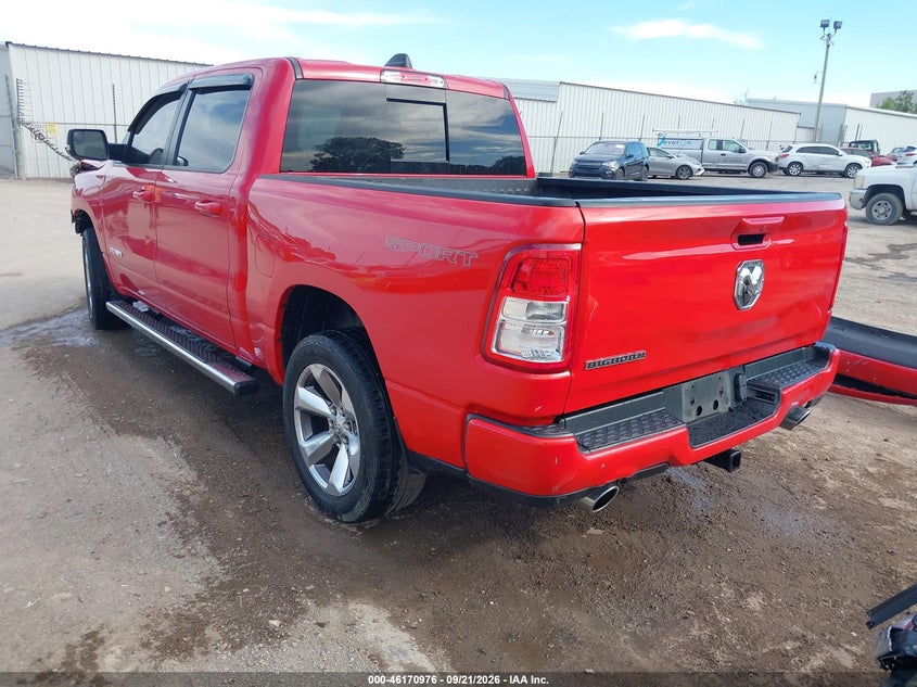 Vin: 1c6srfft2ln220029, lot: 46670818, ram 1500 big horn  4x4 5'7 box 20203