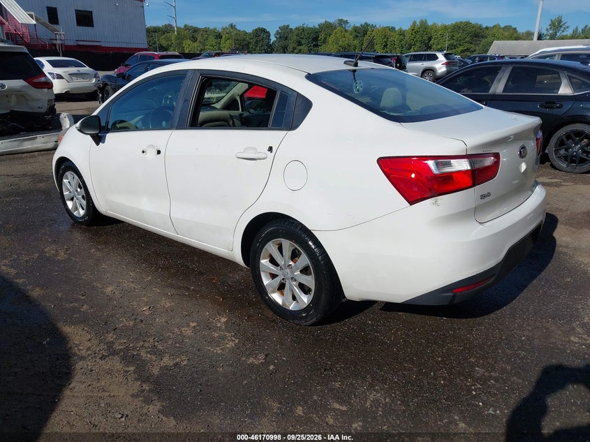 Vin: knadn4a30e6354136, lot: 46670840, kia rio ex 20143