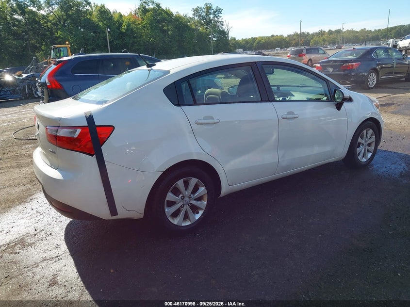 Vin: knadn4a30e6354136, lot: 46670840, kia rio ex 20144