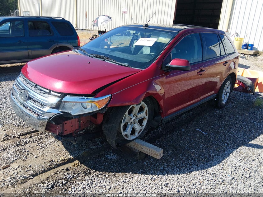 Vin: 2fmdk3jc7dba31770, lot: 46670856, ford edge sel 20132