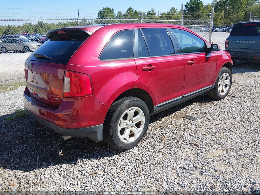 Vin: 2fmdk3jc7dba31770, lot: 46670856, ford edge sel 20134