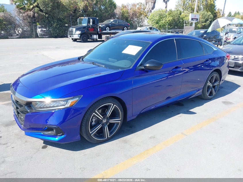 Vin: 1hgcv1f30ma019509, lot: 46670863, honda accord sport 20212
