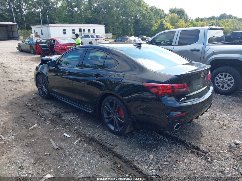 Vin: 19uub2f69ja010185, lot: 46670913, acura tlx tech   a-spec pkgs 20183