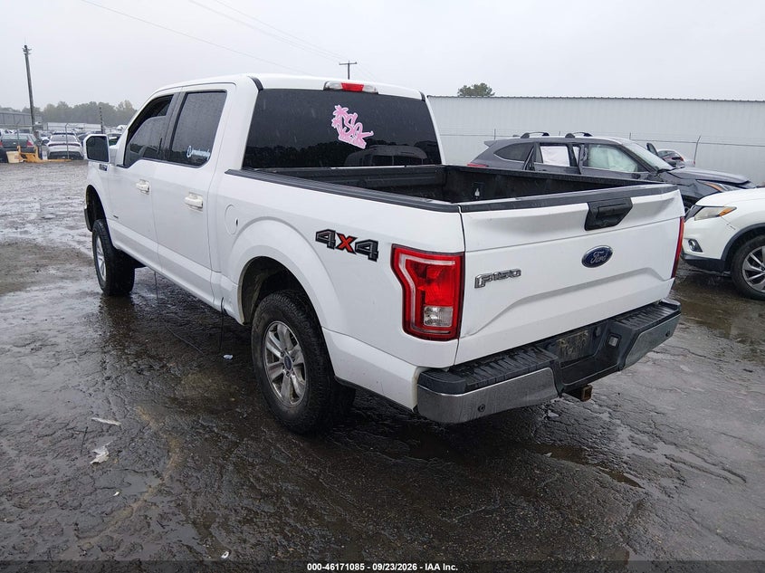 Vin: 1ftew1eg1gfb56488, lot: 46670927, ford f150 supercrew 20163