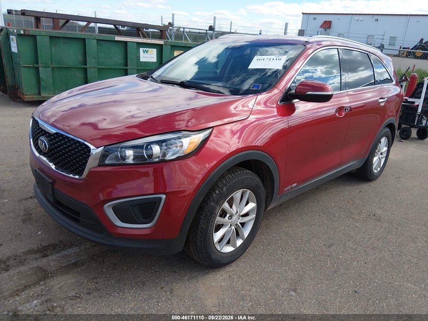 Vin: 5xypgda5xjg367902, lot: 46670952, kia sorento 3.3l lx 20182