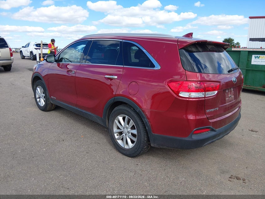 Vin: 5xypgda5xjg367902, lot: 46670952, kia sorento 3.3l lx 20183