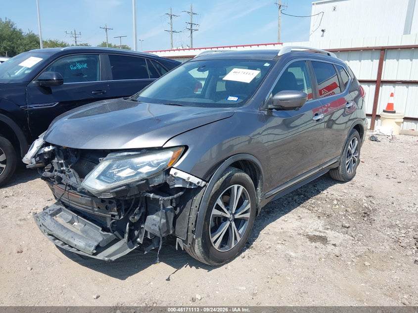 Vin: 5n1at2mt4hc881285, lot: 46670955, nissan rogue sl 20172