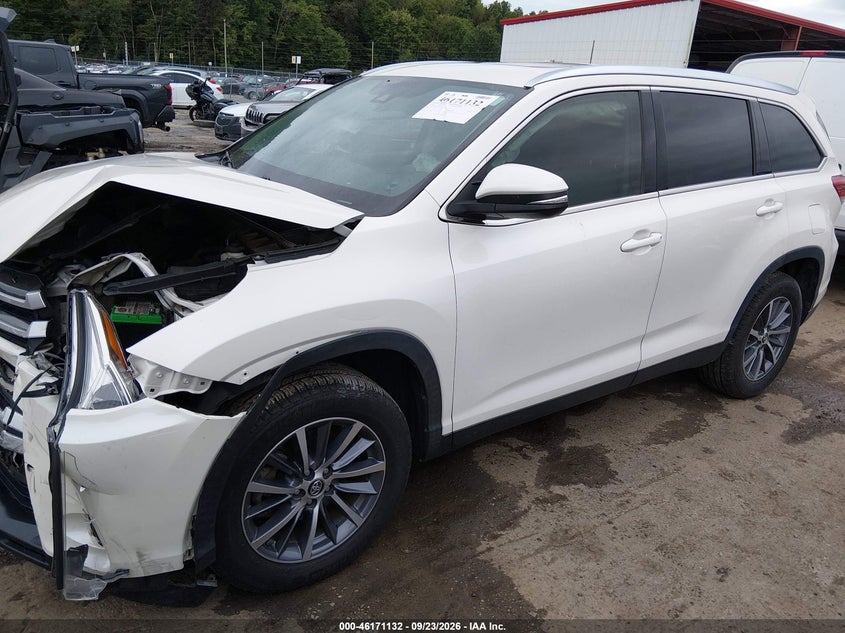 Vin: 5tdkzrfh8ks563314, lot: 46670974, toyota highlander xle 20192