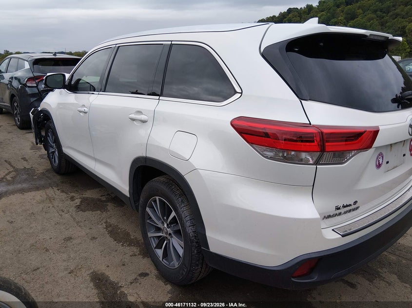 Vin: 5tdkzrfh8ks563314, lot: 46670974, toyota highlander xle 20193