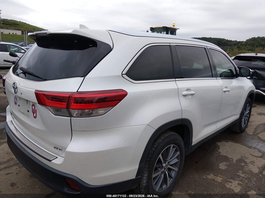 Vin: 5tdkzrfh8ks563314, lot: 46670974, toyota highlander xle 20194