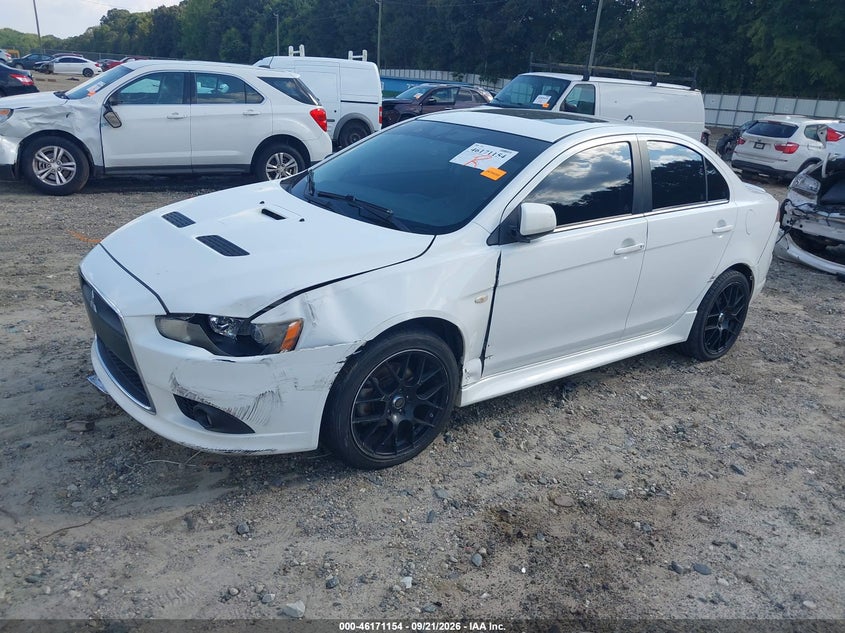 Vin: ja32v6fv0bu042291, lot: 46670996, mitsubishi lancer ralliart 20112