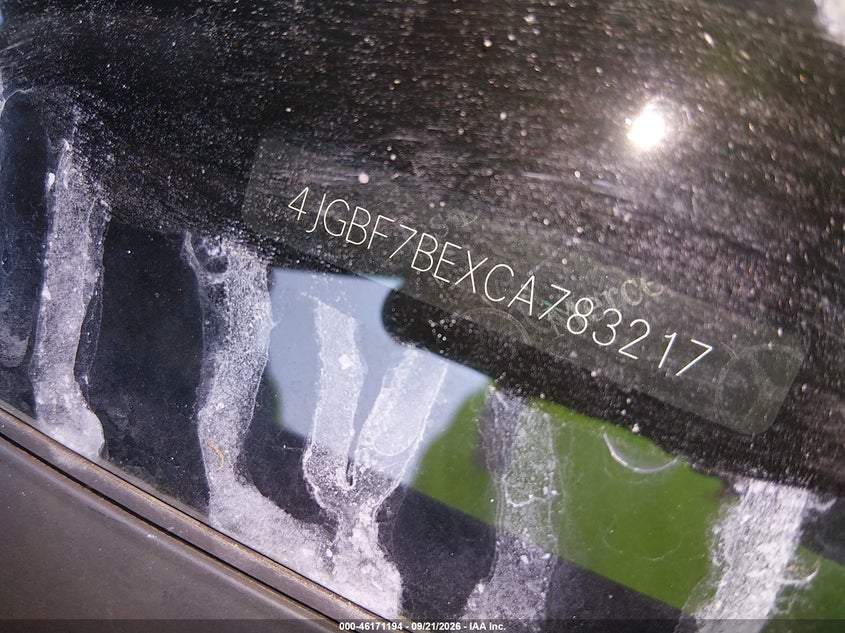 MERCEDES-BENZ GL 450 2012 VIN 4JGBF7BEXCA783217