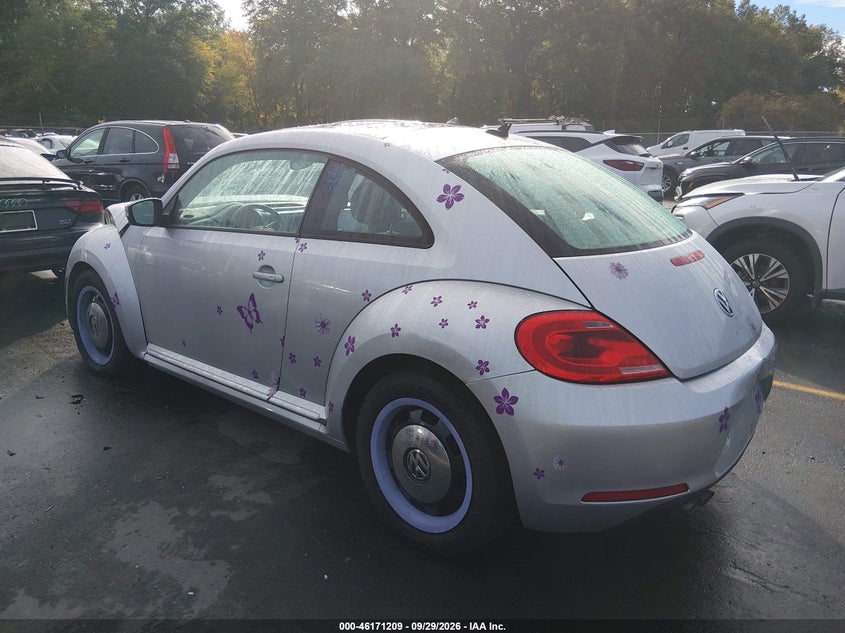 Vin: 3vwjp7atxdm606603, lot: 46671051, volkswagen beetle 2.5l 20133