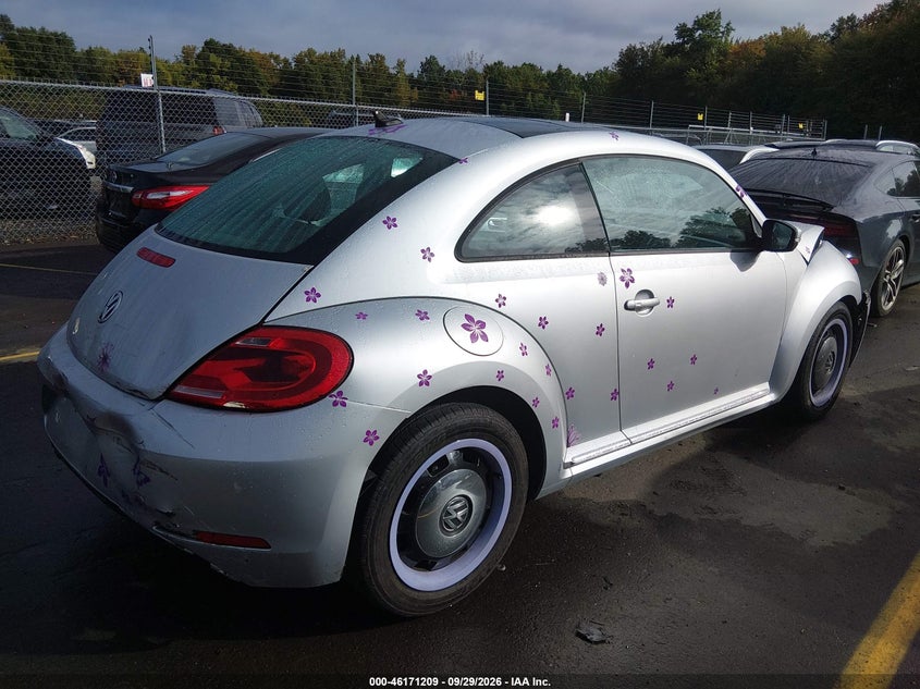 Vin: 3vwjp7atxdm606603, lot: 46671051, volkswagen beetle 2.5l 20134