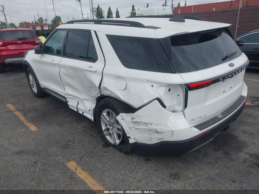 Vin: 1fmuk7dh9sgc61699, lot: 46671084, ford explorer active 20253