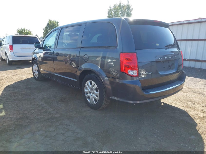 Vin: 2c4rdgbg0kr780489, lot: 46671118, dodge grand caravan se 20193