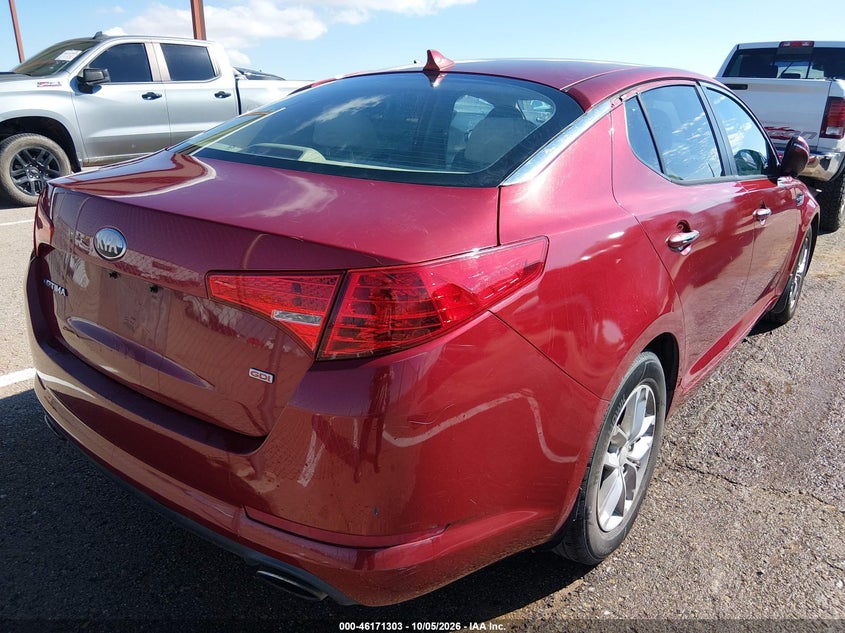 Vin: 5xxgm4a7xdg201656, lot: 46671145, kia optima lx 20134