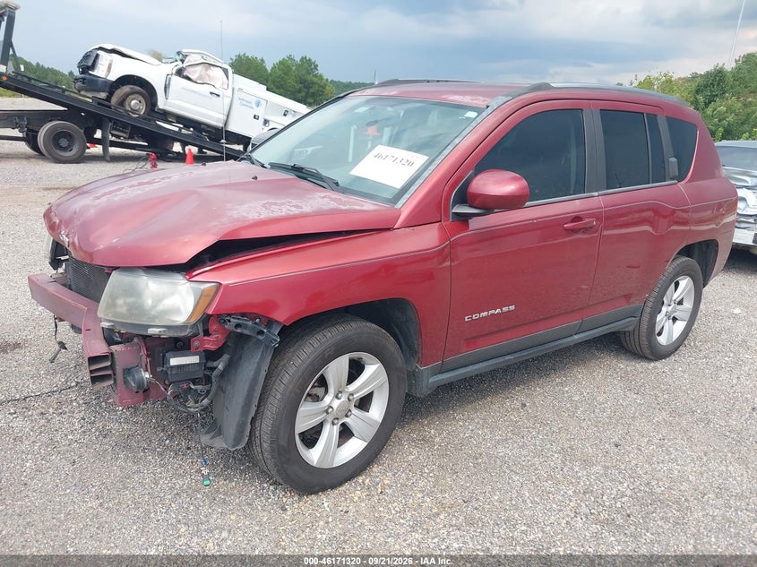 Vin: 1c4njceaxed647950, lot: 46671162, jeep compass latitude 20142