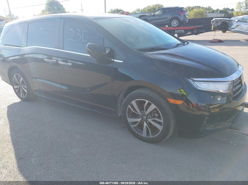 Vin: 5fnrl6h82nb042934, lot: 46671202, honda odyssey touring 2022 img_1