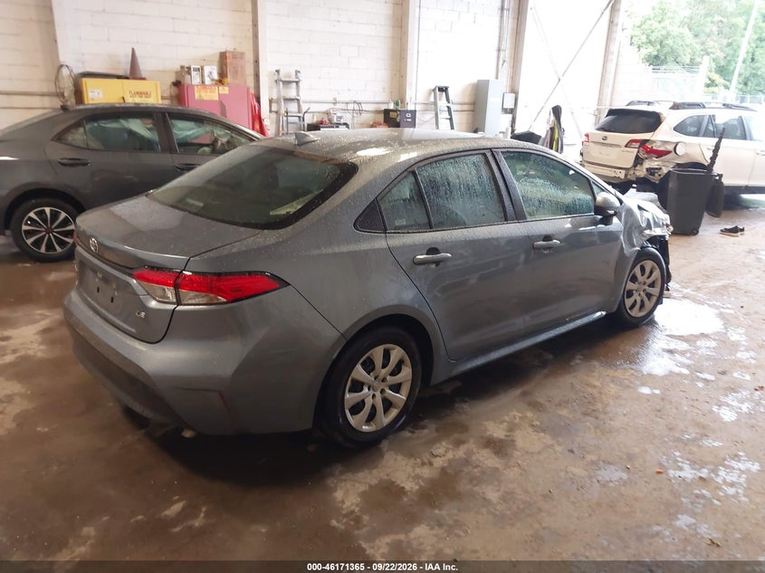 Vin: 5yfb4mde8tp377101, lot: 46671207, toyota corolla le 20264