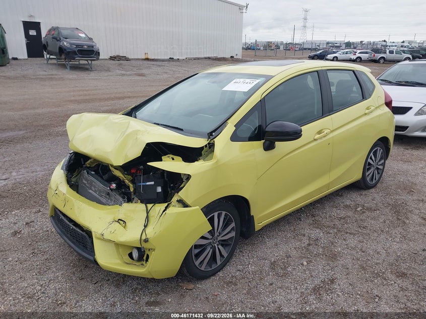 Vin: 3hggk5h85fm737590, lot: 46671274, honda fit ex/ex-l 20152