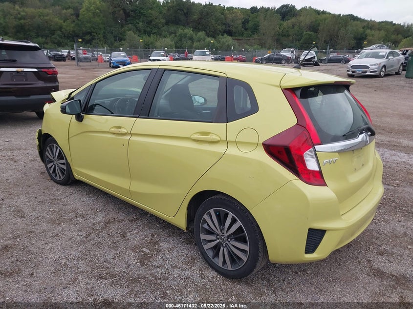 Vin: 3hggk5h85fm737590, lot: 46671274, honda fit ex/ex-l 20153