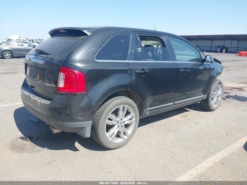 Vin: 2fmdk3kc7dba52262, lot: 46671287, ford edge limited 20134