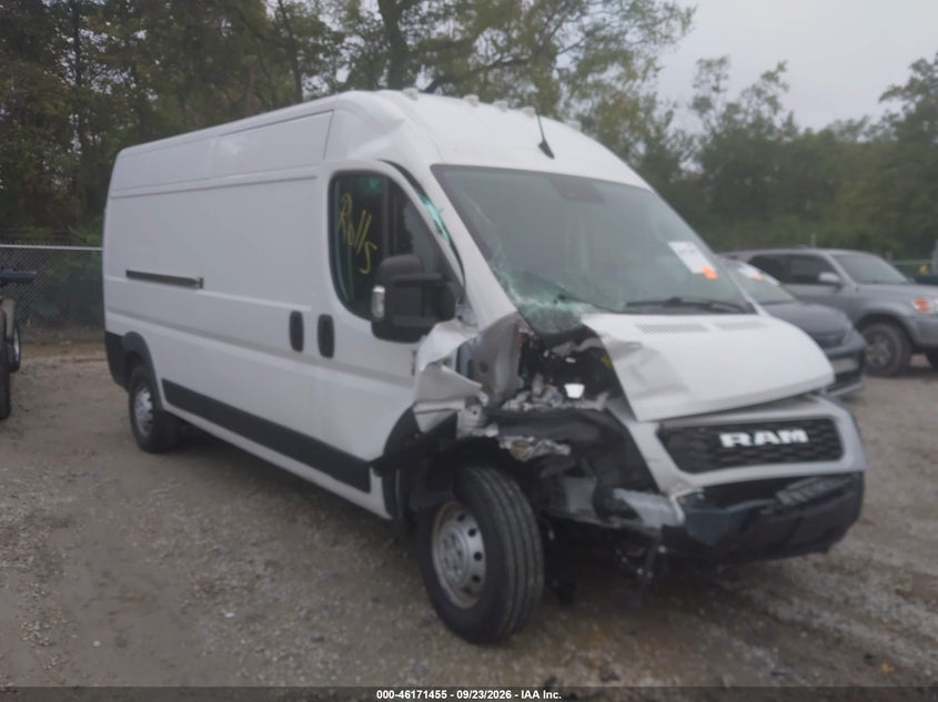 Vin: 3c6lrvdg9ne134194, lot: 46671297, ram promaster 2500 high roof 159 wb 2022 img_1