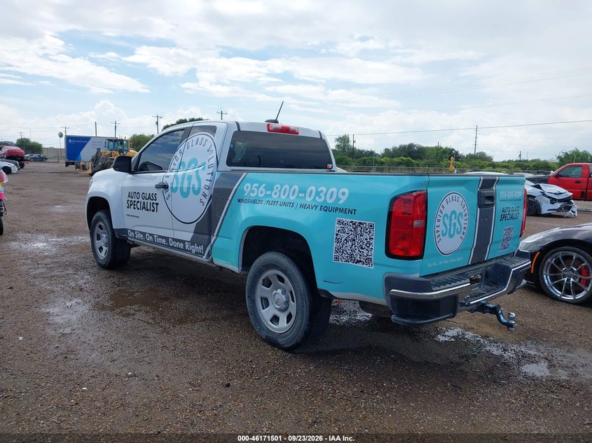 Vin: 1gchsben3m1105922, lot: 46671343, chevrolet colorado 2wd  long box wt 20213