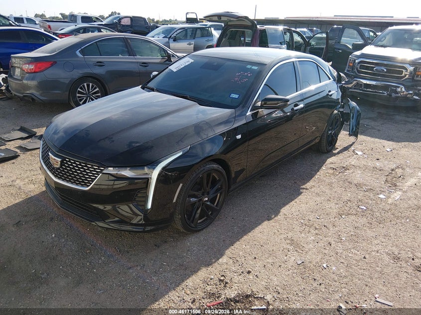2024 Cadillac CT4, Удар ззаду, IAAI, VIN 1G6DF5RK8R0103054 — фото 2