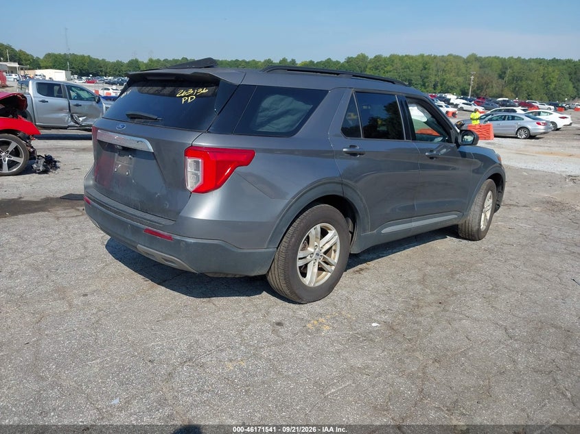 Vin: 1fmsk7dh8pgb19861, lot: 46671383, ford explorer xlt 20234