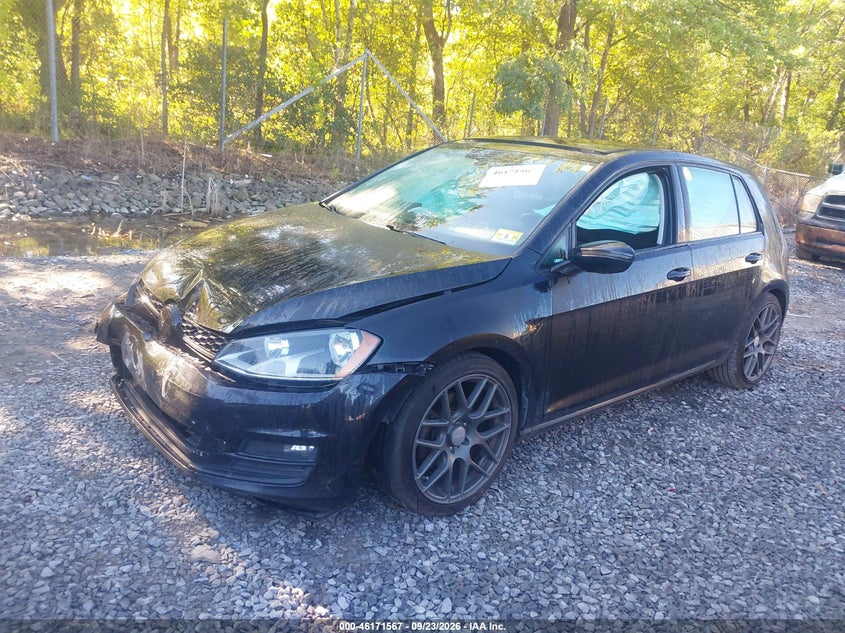 Vin: 3vw117au8gm015300, lot: 46671409, volkswagen golf tsi s 4-door 20162