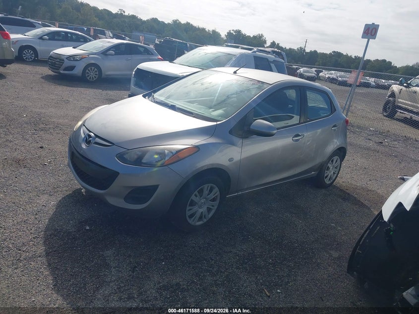 Vin: jm1de1hz5b0124375, lot: 46671430, mazda mazda2 sport 20112
