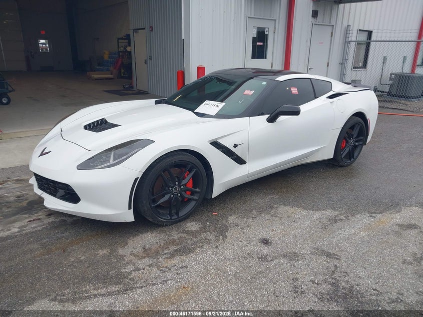 Vin: 1g1yf2d71g5105740, lot: 46671438, chevrolet corvette stingray 20162