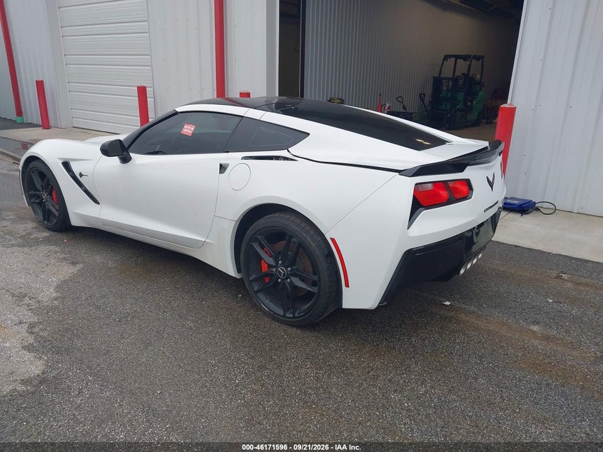 Vin: 1g1yf2d71g5105740, lot: 46671438, chevrolet corvette stingray 20163