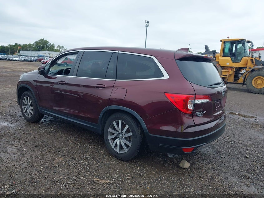 Vin: 5fnyf6h34mb072877, lot: 46671442, honda pilot ex 20213