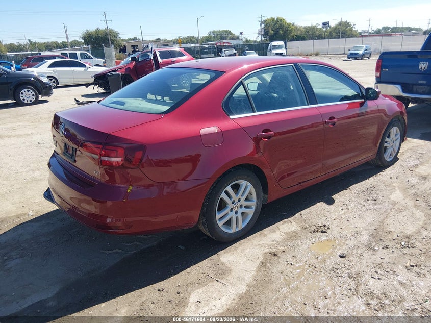 Vin: 3vw2b7aj7hm212113, lot: 46671446, volkswagen jetta 1.4t s 20174