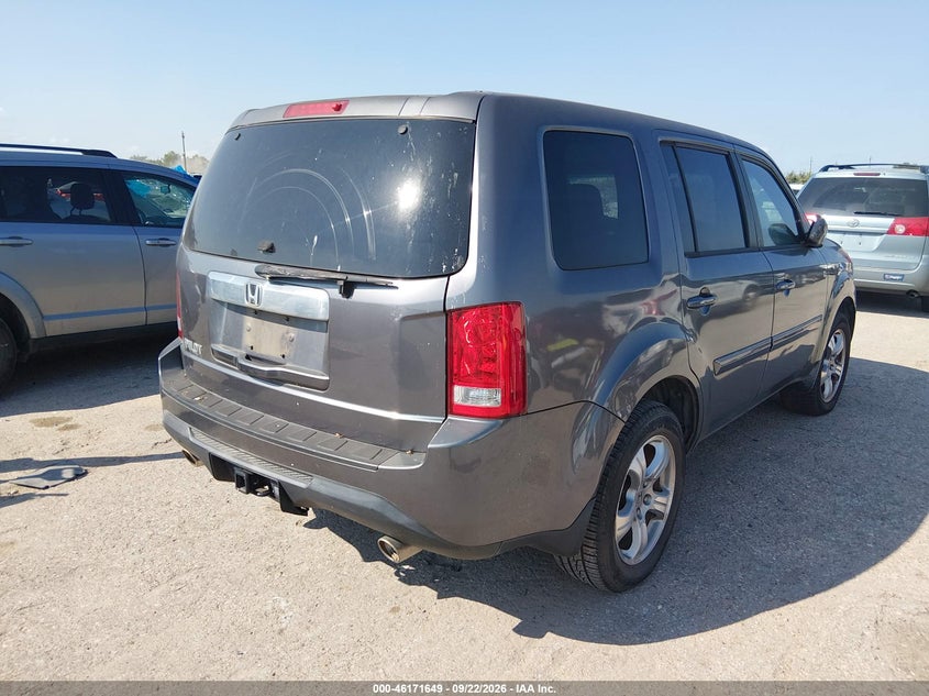 Vin: 5fnyf3h53eb011117, lot: 46671491, honda pilot ex-l 20144