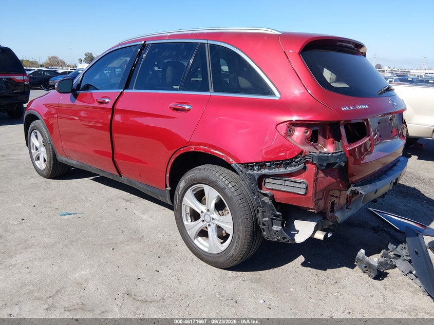 Vin: wdc0g4kb0gf019022, lot: 46671509, mercedes-benz glc 300 4matic 20163