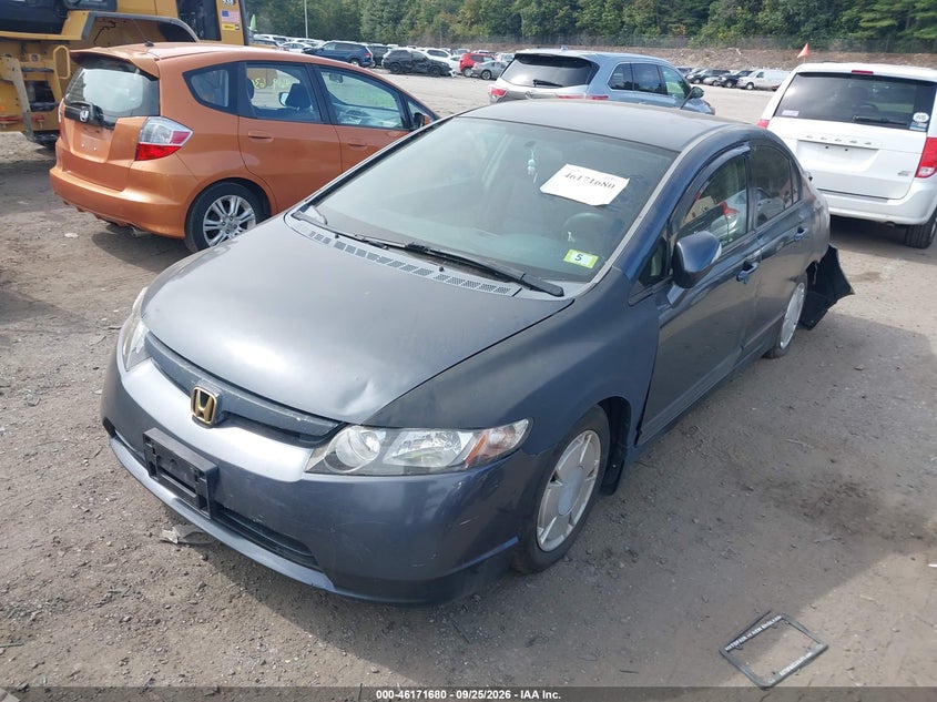 2006 Honda Civic, Удар ззаду, IAAI, VIN JHMFA36236S027285 — фото 2