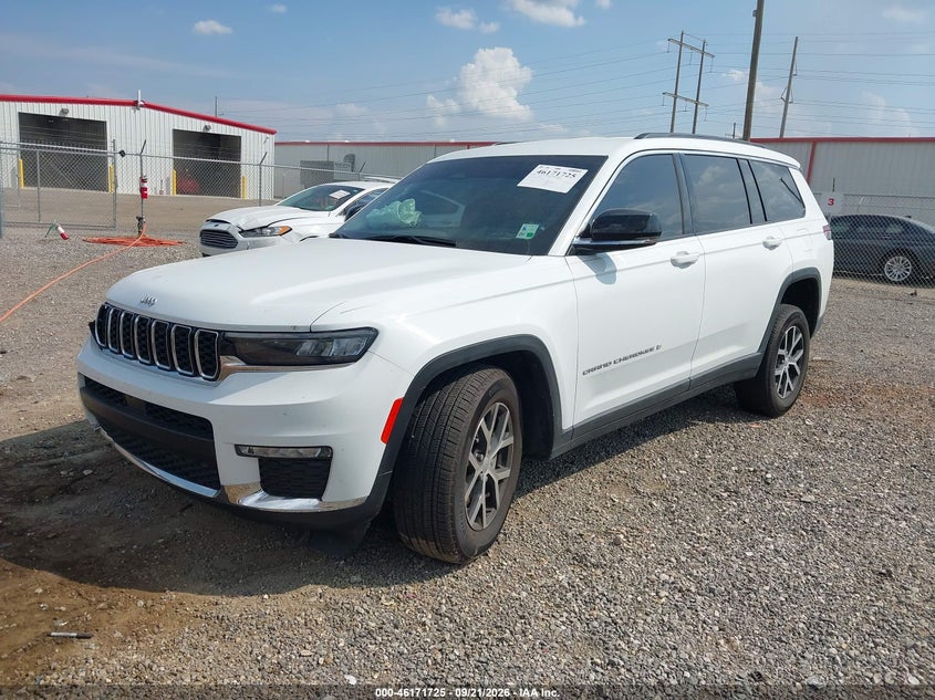 Vin: 1c4rjjbg4s8714982, lot: 46671567, jeep grand cherokee l limited 4x2 20252