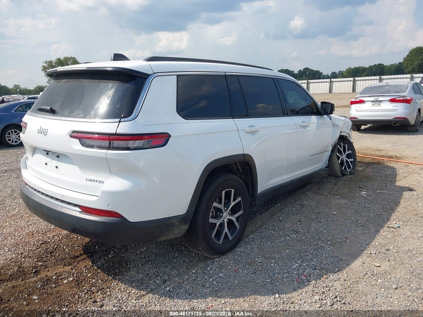Vin: 1c4rjjbg4s8714982, lot: 46671567, jeep grand cherokee l limited 4x2 20254