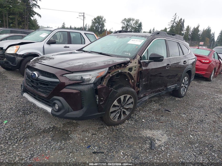 Vin: 4s4btanc7p3133397, lot: 46671574, subaru outback limited 20232