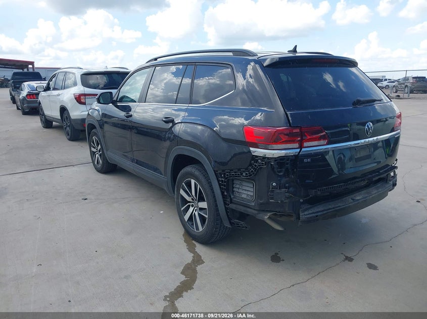 Vin: 1v2dp2ca3mc554925, lot: 46671580, volkswagen atlas 2.0t se 20213