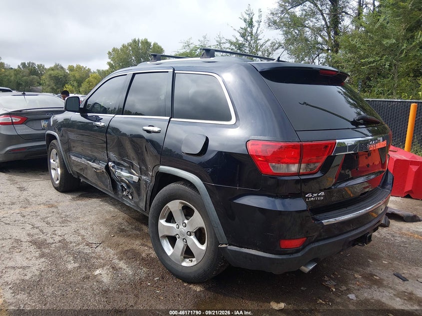 Vin: 1j4rr5gt5bc603712, lot: 46671632, jeep grand cherokee limited 20113