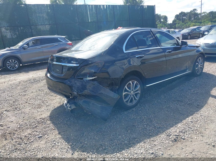 Vin: 55swf4kb4hu204150, lot: 46671692, mercedes-benz c 300 4matic 20174