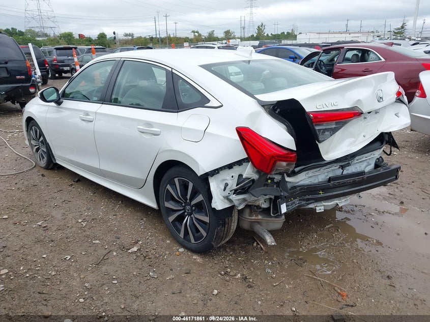 Vin: 2hgfe1f7xrh316201, lot: 46671703, honda civic ex 20243
