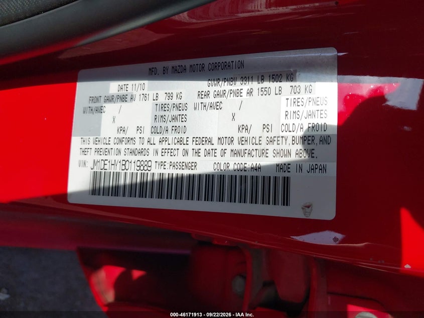 2011 MAZDA MAZDA2 SPORT · Фото 9